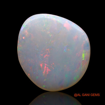 2.00 Cts Natural Australian Fire Opal Loose Gemstone Fancy Cabochon 12x11x2 mm AE-337