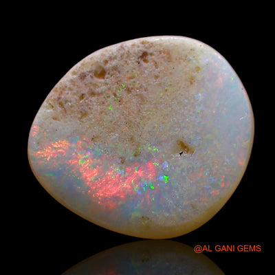 2.00 Cts Natural Australian Fire Opal Loose Gemstone Fancy Cabochon 12x11x2 mm AE-337