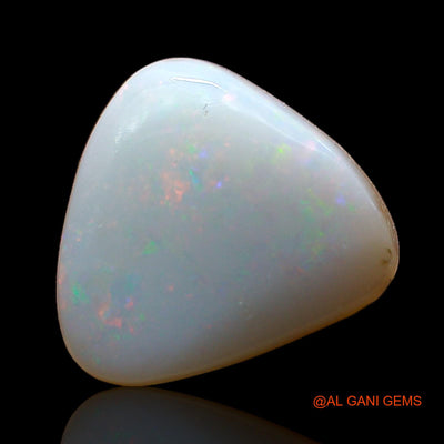 Natural Fire Opal Gemstone 2.00 Cts Loose Trillion Cabochon From Australia 11x10x3 mm AE-338