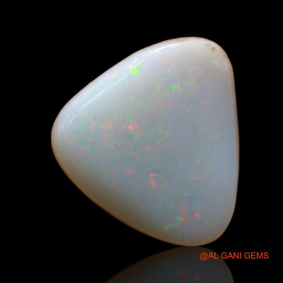 Natural Fire Opal Gemstone 2.00 Cts Loose Trillion Cabochon From Australia 11x10x3 mm AE-338