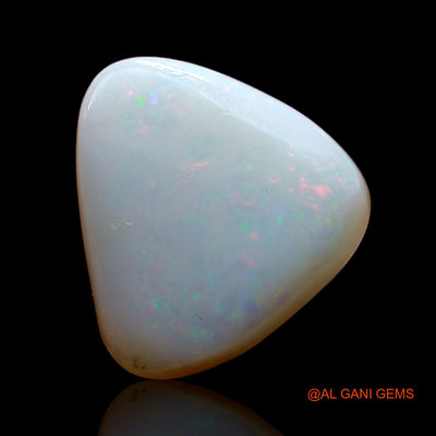 Natural Fire Opal Gemstone 2.00 Cts Loose Trillion Cabochon From Australia 11x10x3 mm AE-338