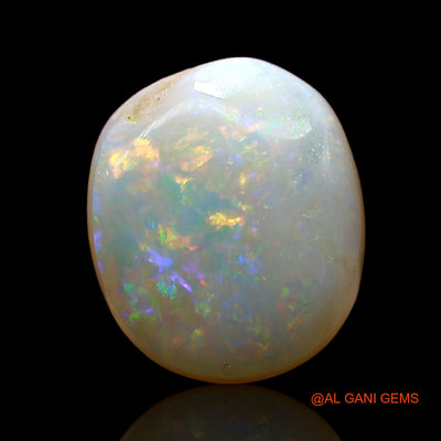 4.00 Cts Natural Australian Fire Opal Loose Gemstone Oval Cabochon 12x10x5 mm AE-340
