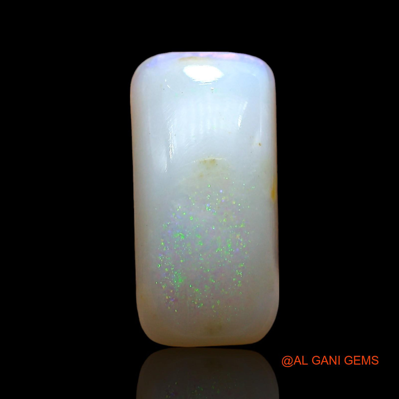 3.00 Cts Natural Australian Fire Opal Loose Gemstone Square Cabochon 14x7x4 mm AE-341