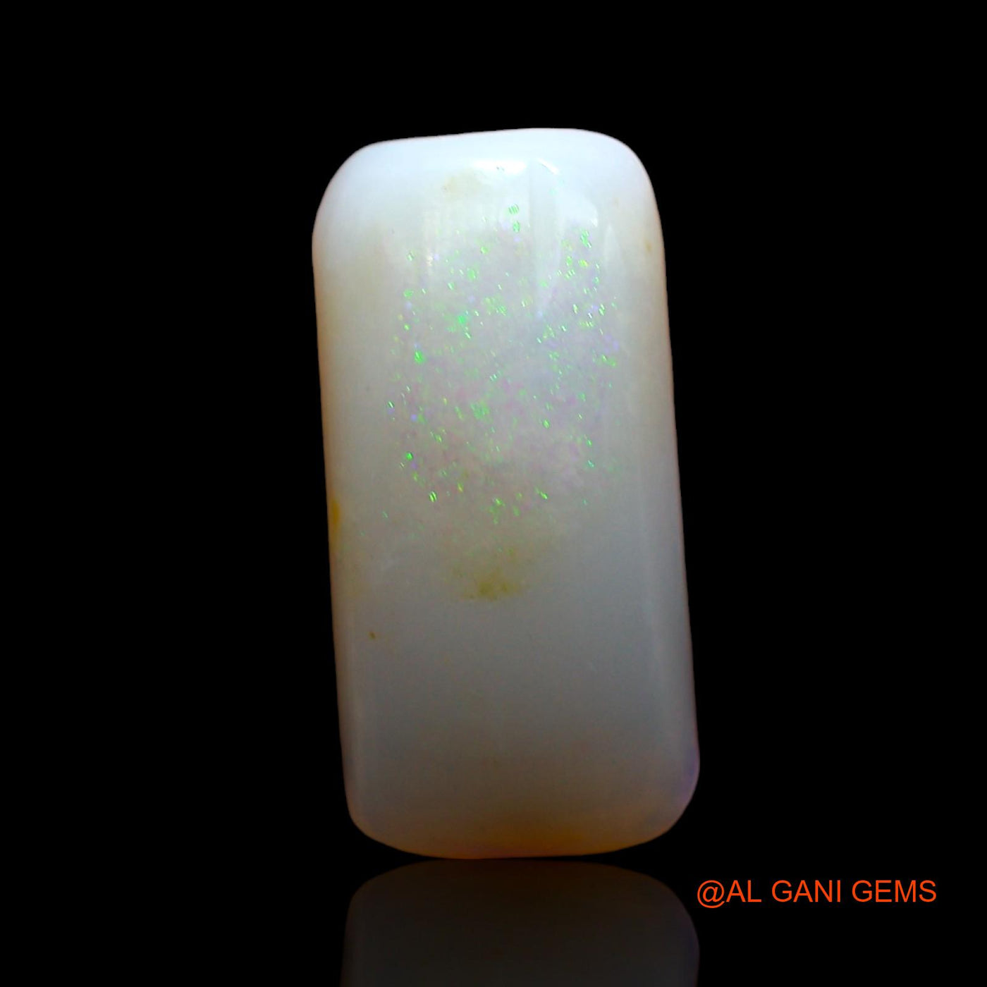 3.00 Cts Natural Australian Fire Opal Loose Gemstone Square Cabochon 14x7x4 mm AE-341