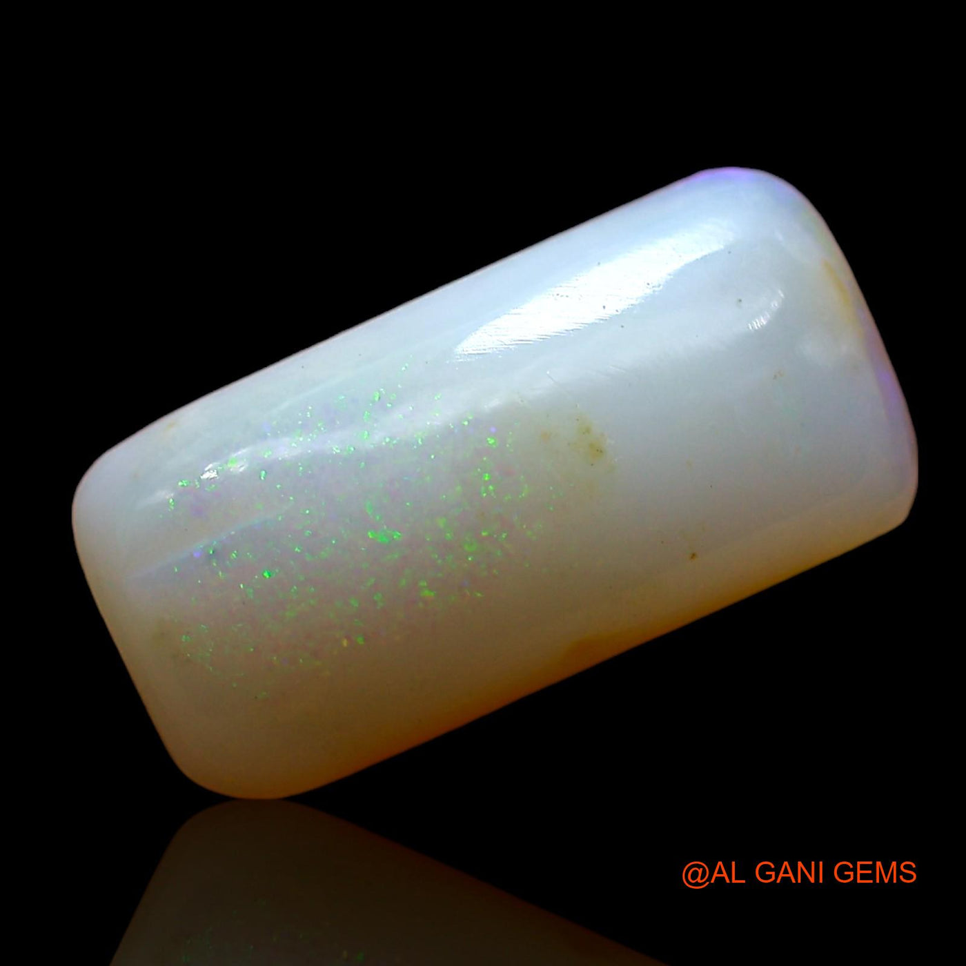 3.00 Cts Natural Australian Fire Opal Loose Gemstone Square Cabochon 14x7x4 mm AE-341