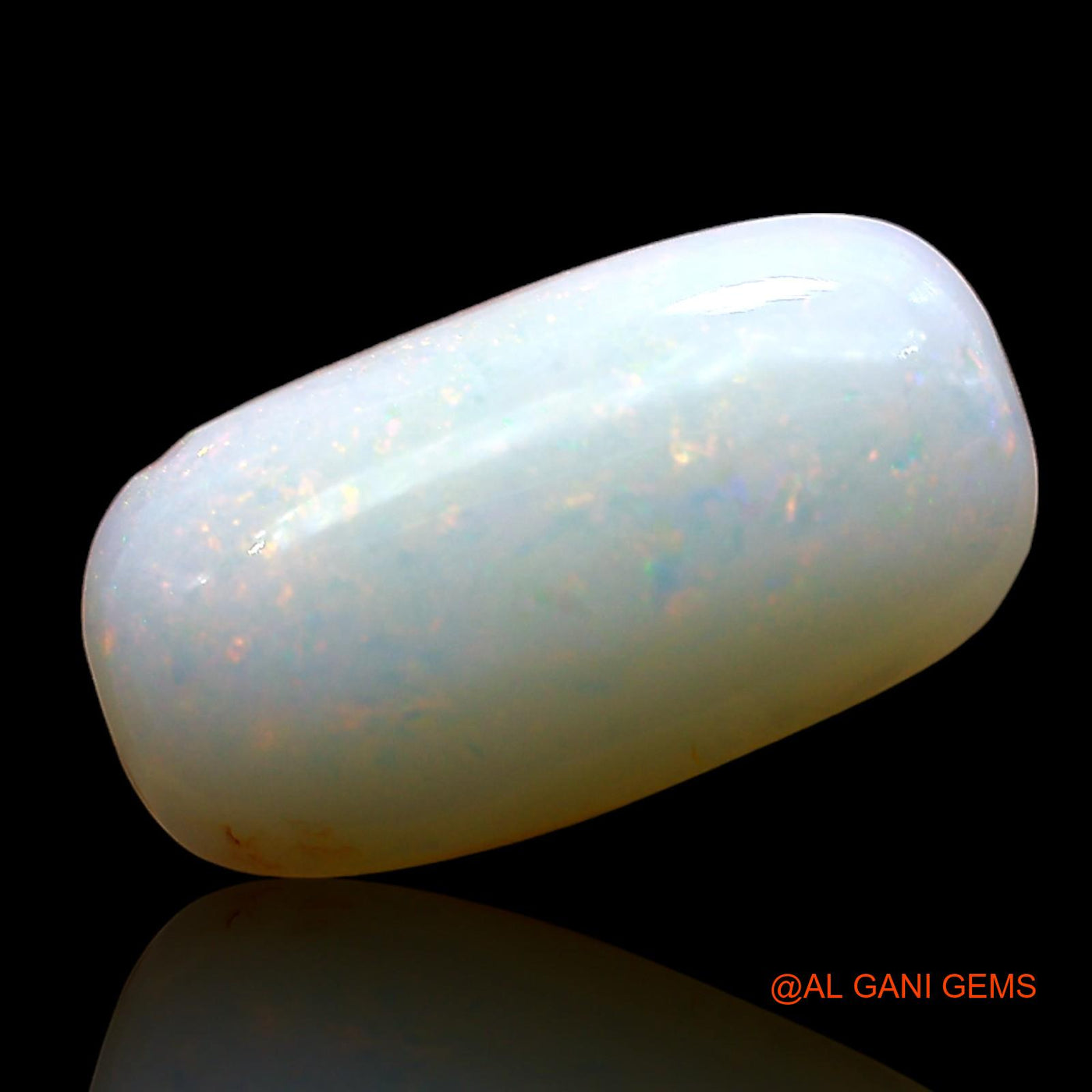 2.00 Cts Natural Australian Fire Opal Oval Cabochon Loose Gemstone For Jewelry 14x7x3 mm AE-342