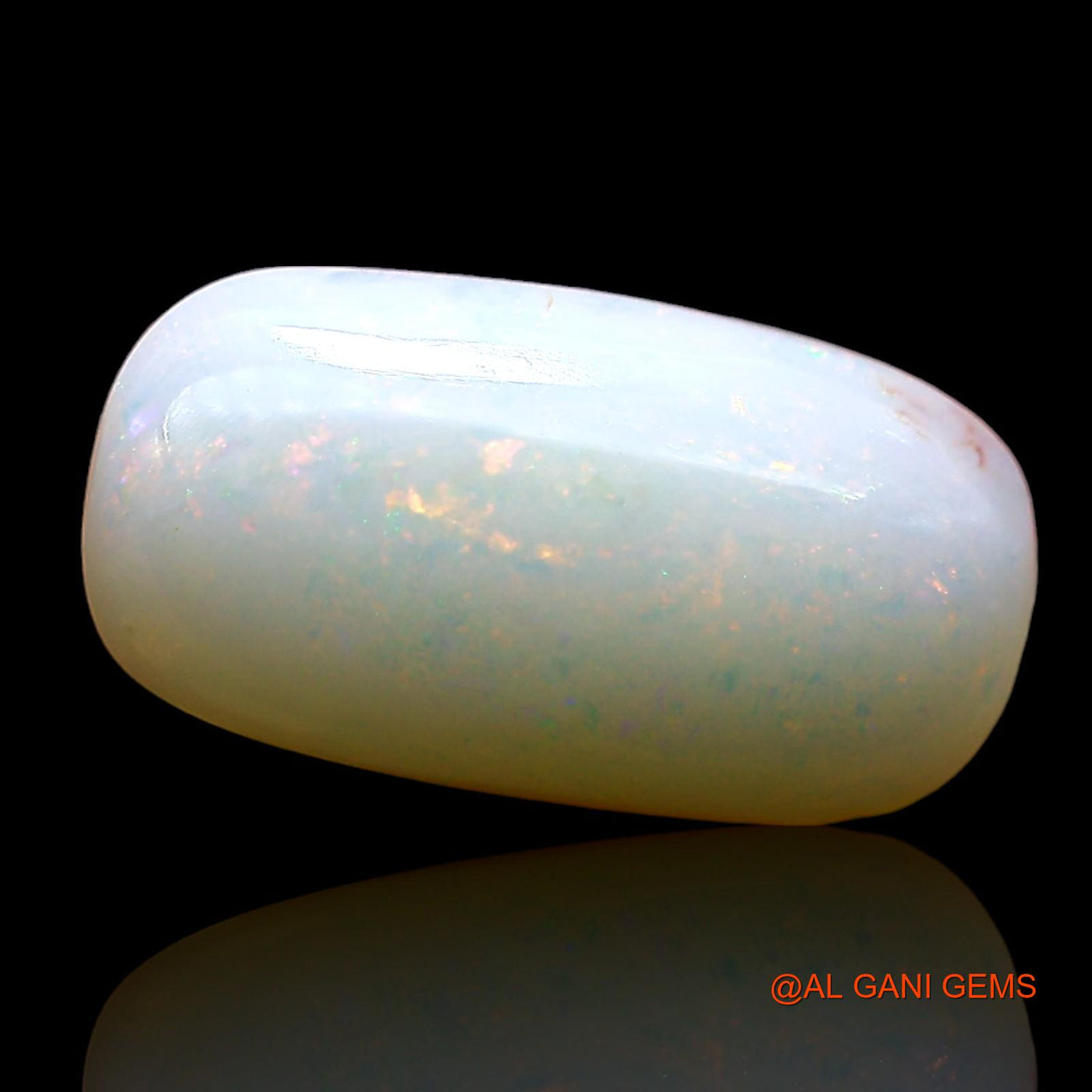 2.00 Cts Natural Australian Fire Opal Oval Cabochon Loose Gemstone For Jewelry 14x7x3 mm AE-342