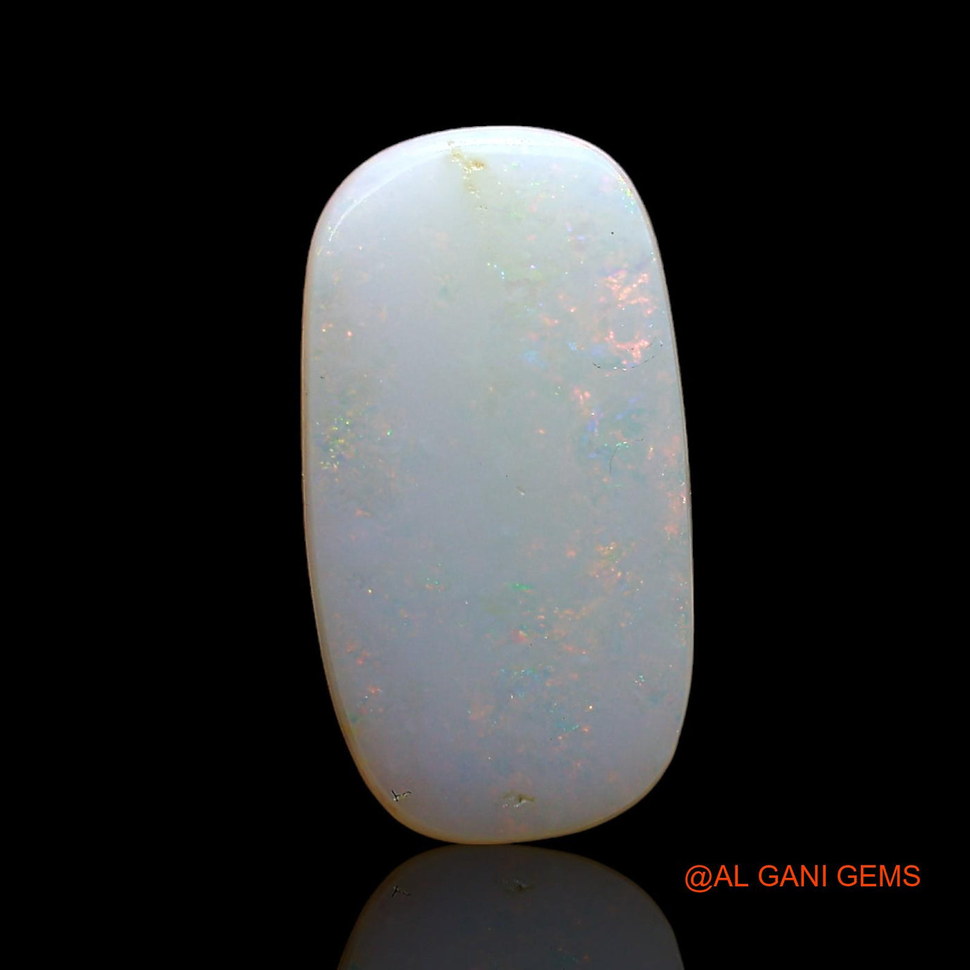 2.00 Cts Natural Australian Fire Opal Oval Cabochon Loose Gemstone For Jewelry 14x7x3 mm AE-342