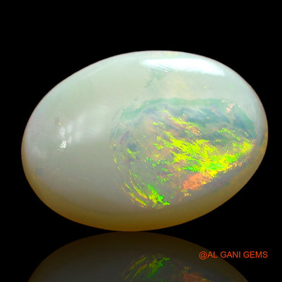2.00 Cts Natural Australian Fire Opal Loose Gemstone Oval Cabochon 13x9x2 mm AE-343