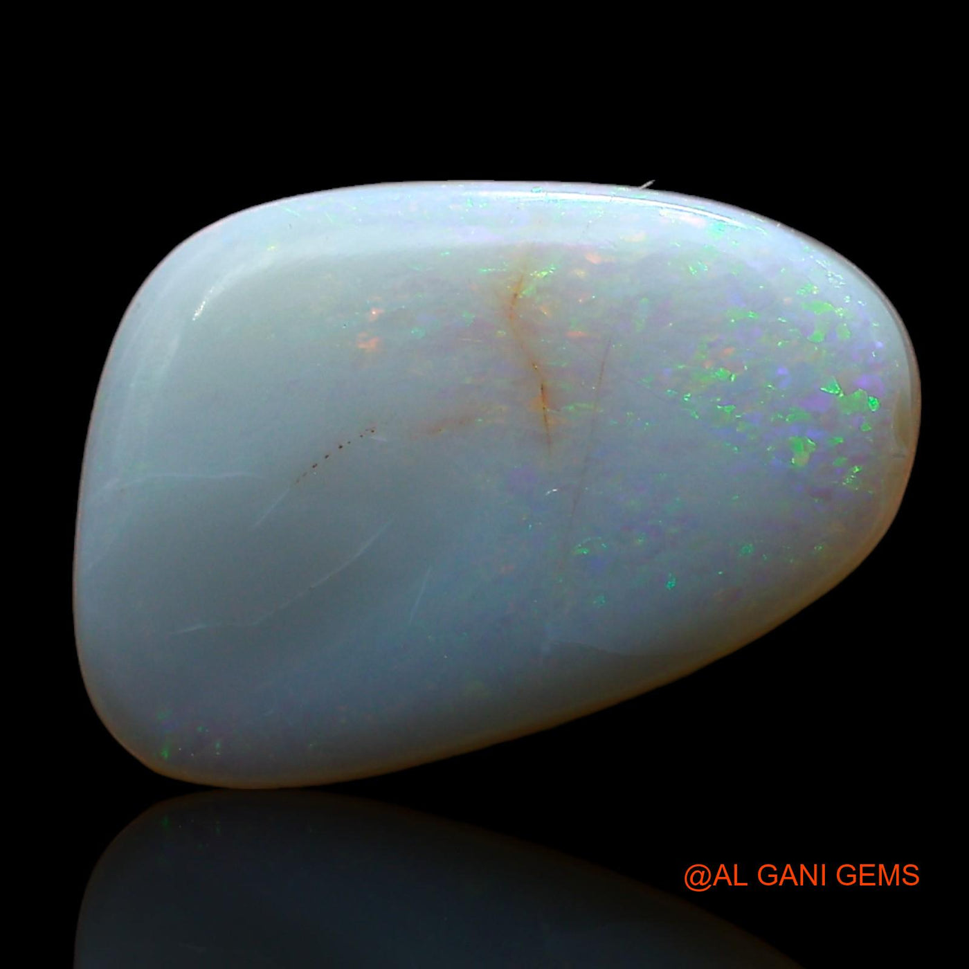 2.00 Cts Natural Australian Fire Opal Loose Gemstone Fancy Cabochon 13x9x3 mm AE-344
