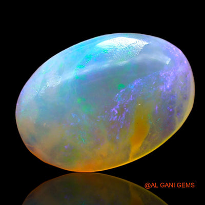 Natural Untreated Fire Opal Loose Gemstone Oval Cabochon From Australia 2.00 Cts 12x9x3 mm AE-351