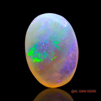 Natural Untreated Fire Opal Loose Gemstone Oval Cabochon From Australia 2.00 Cts 12x9x3 mm AE-351