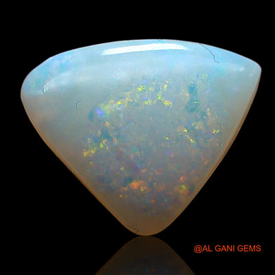 Natural Untreated Fire Opal Loose Gemstone Trillion Cabochon From Australia 2.00 Cts 12x10x3 mm AE-352