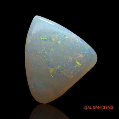Natural Untreated Fire Opal Loose Gemstone Trillion Cabochon From Australia 2.00 Cts 12x10x3 mm AE-352