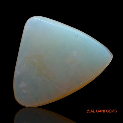 Natural Untreated Fire Opal Loose Gemstone Trillion Cabochon From Australia 2.00 Cts 12x10x3 mm AE-352