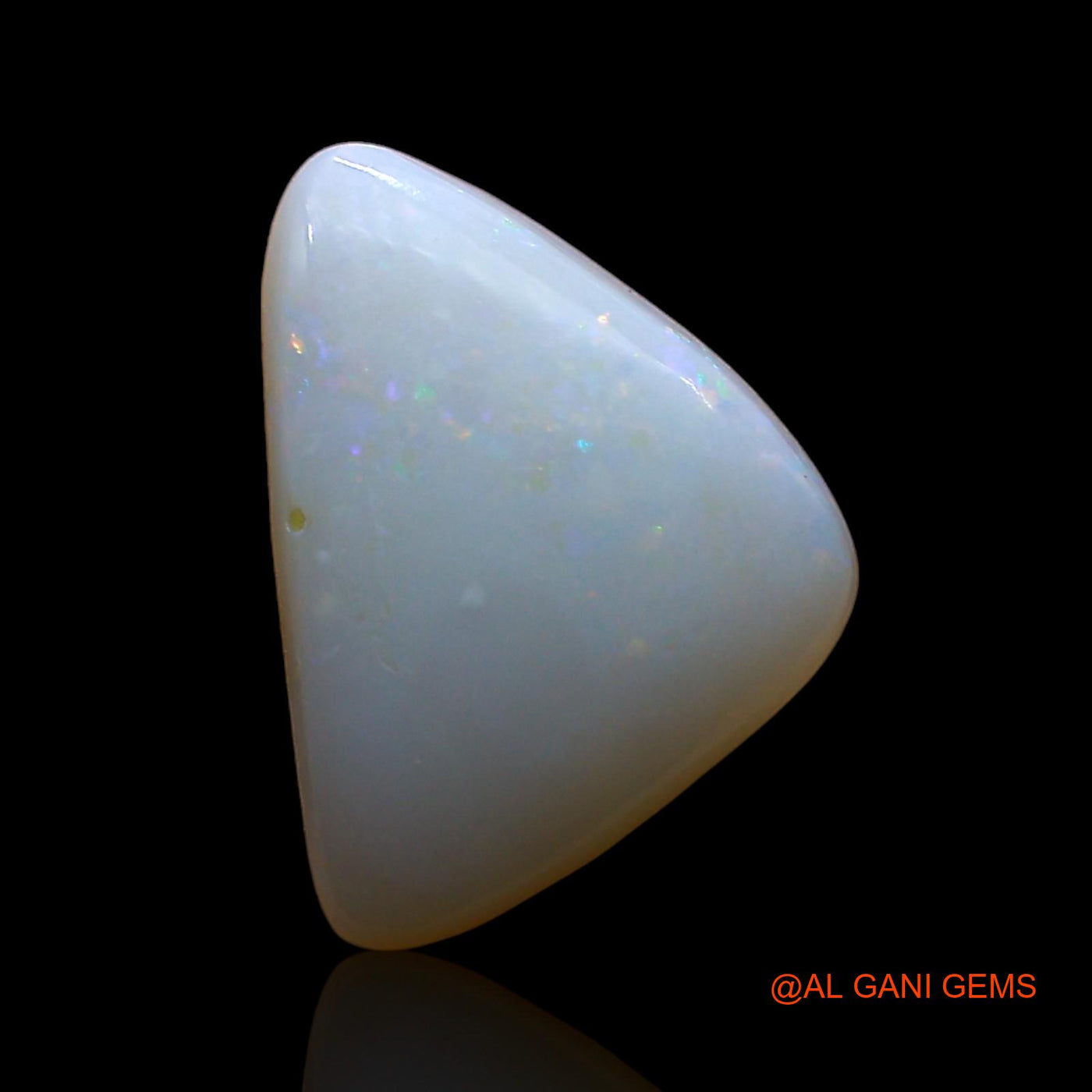 2.00 Cts Natural Australian Fire Opal Loose Gemstone Trillion Cabochon 12x9x4 mm AE-354