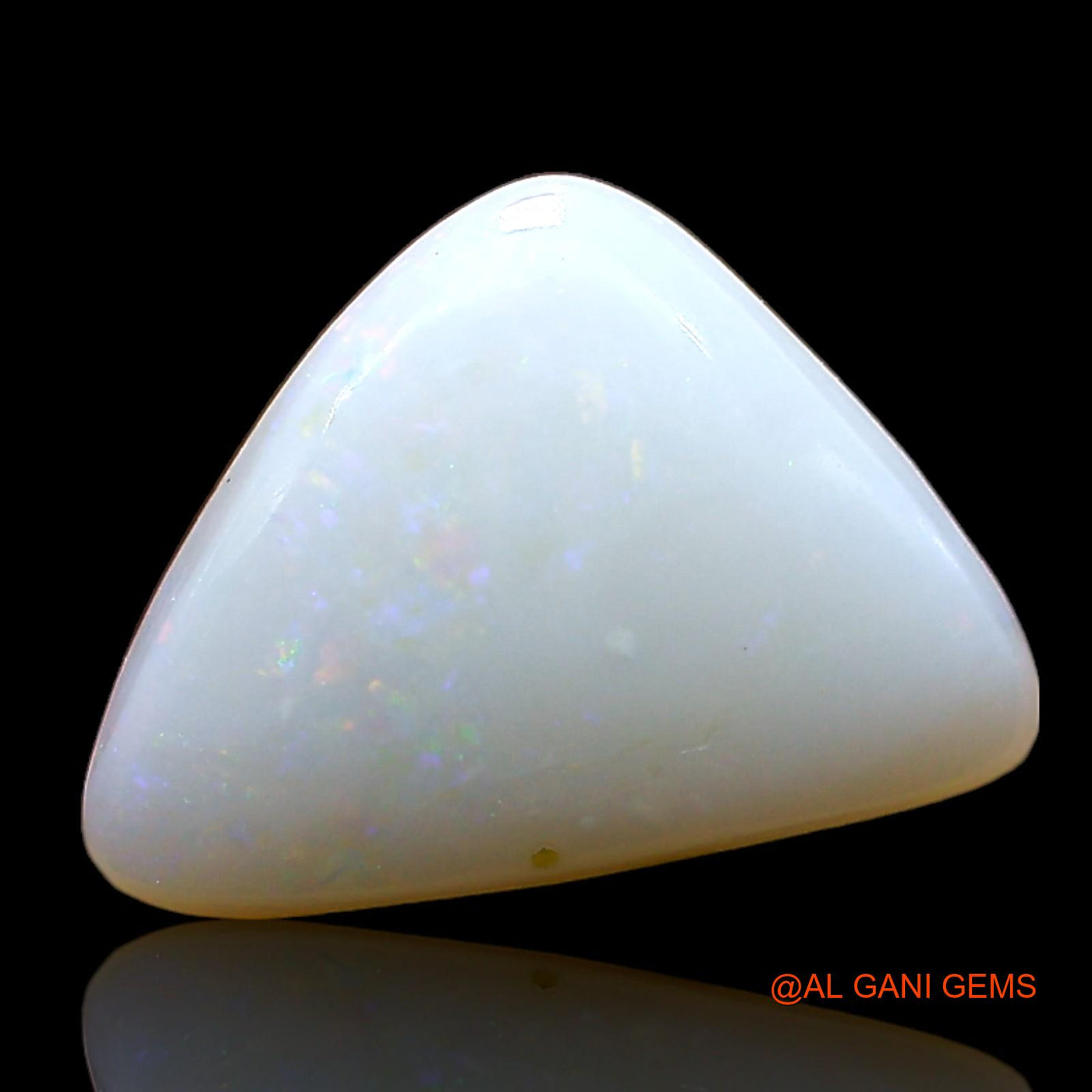 2.00 Cts Natural Australian Fire Opal Loose Gemstone Trillion Cabochon 12x9x4 mm AE-354