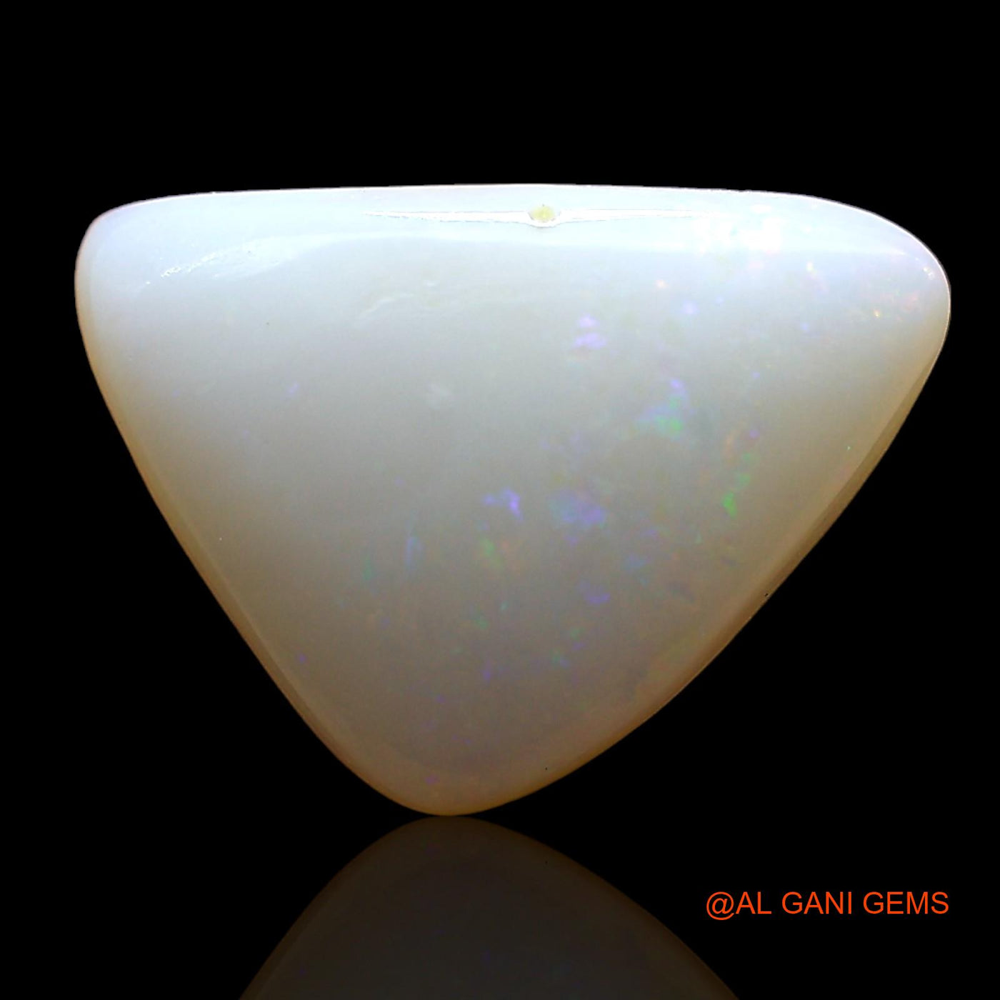 2.00 Cts Natural Australian Fire Opal Loose Gemstone Trillion Cabochon 12x9x4 mm AE-354