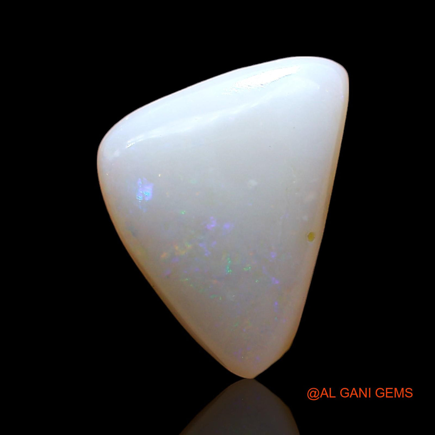 2.00 Cts Natural Australian Fire Opal Loose Gemstone Trillion Cabochon 12x9x4 mm AE-354