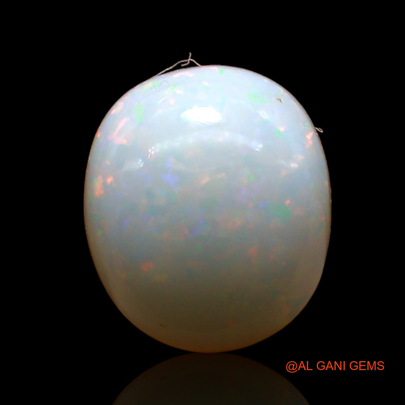 3.00 Cts Natural Australian Fire Opal Loose Gemstone Oval Cabochon 12x10x4 mm AE-355