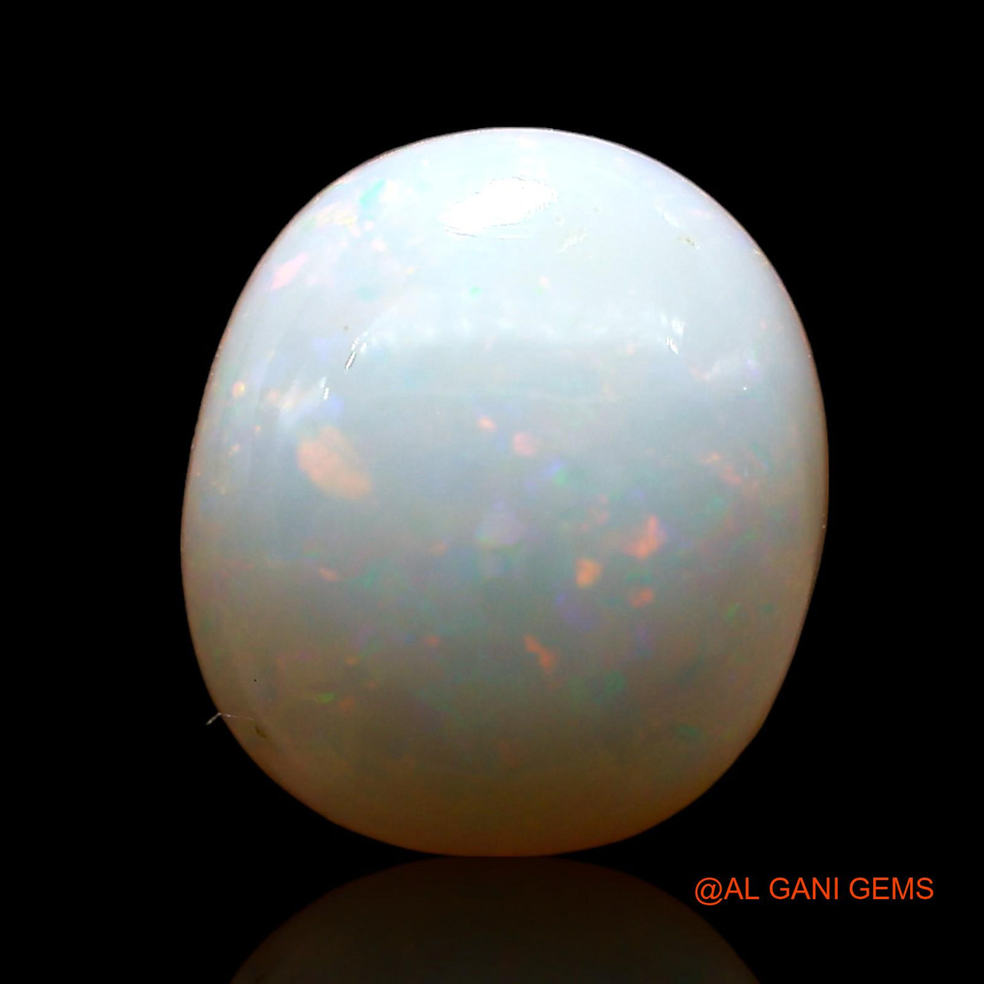 3.00 Cts Natural Australian Fire Opal Loose Gemstone Oval Cabochon 12x10x4 mm AE-355