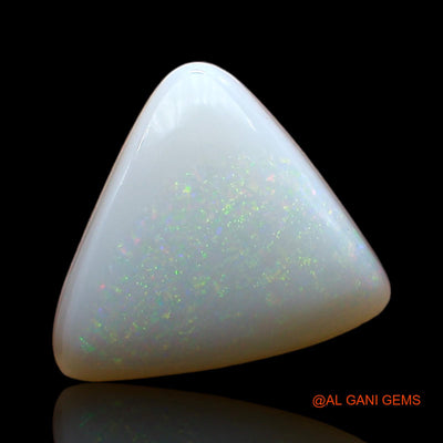Natural Fire Opal Gemstone 2.00 Cts Loose Trillion Cabochon From Australia 12x10x3 mm AE-356
