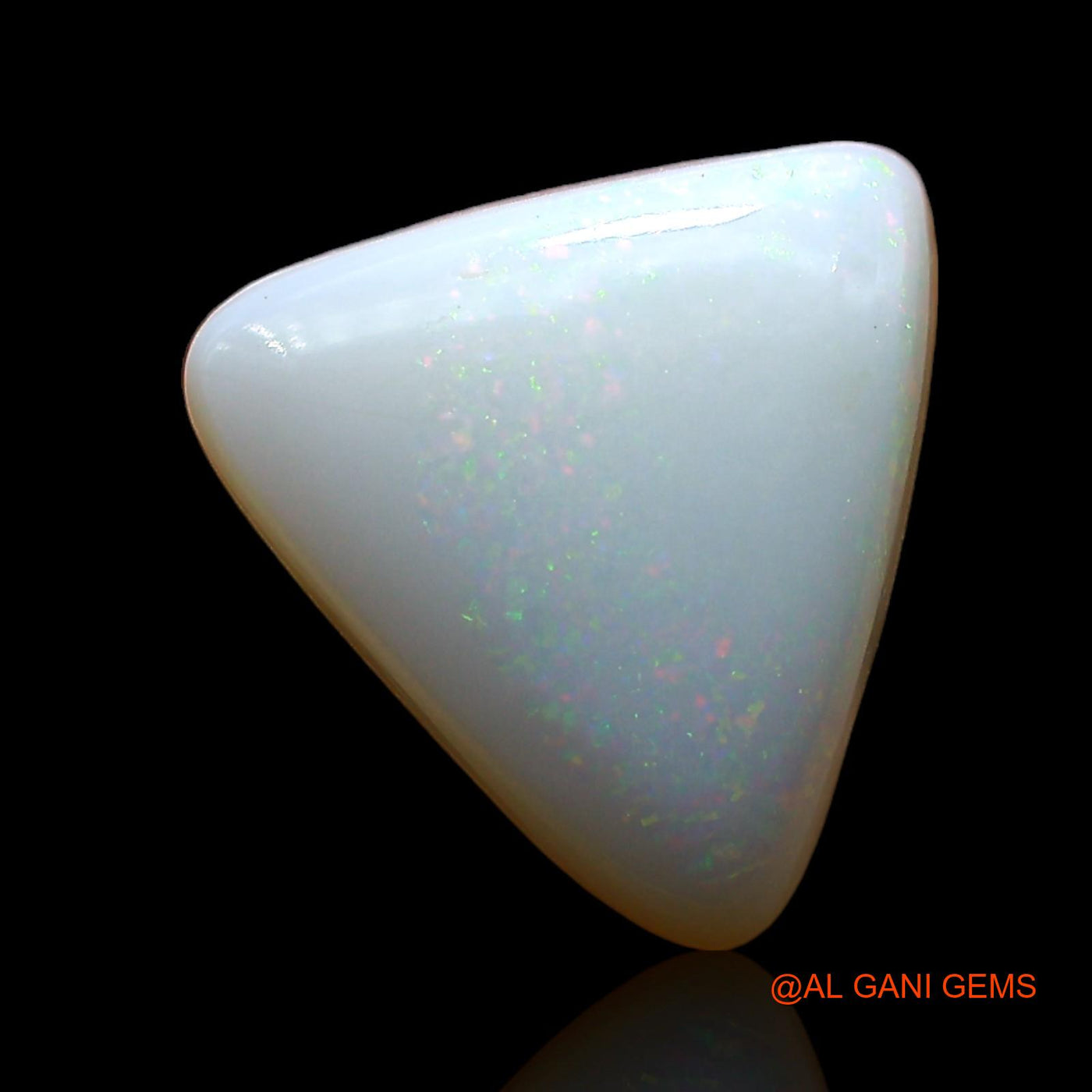 Natural Fire Opal Gemstone 2.00 Cts Loose Trillion Cabochon From Australia 12x10x3 mm AE-356