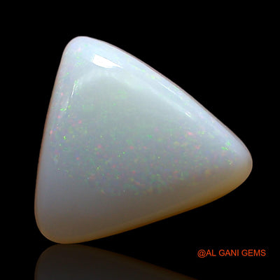 Natural Fire Opal Gemstone 2.00 Cts Loose Trillion Cabochon From Australia 12x10x3 mm AE-356