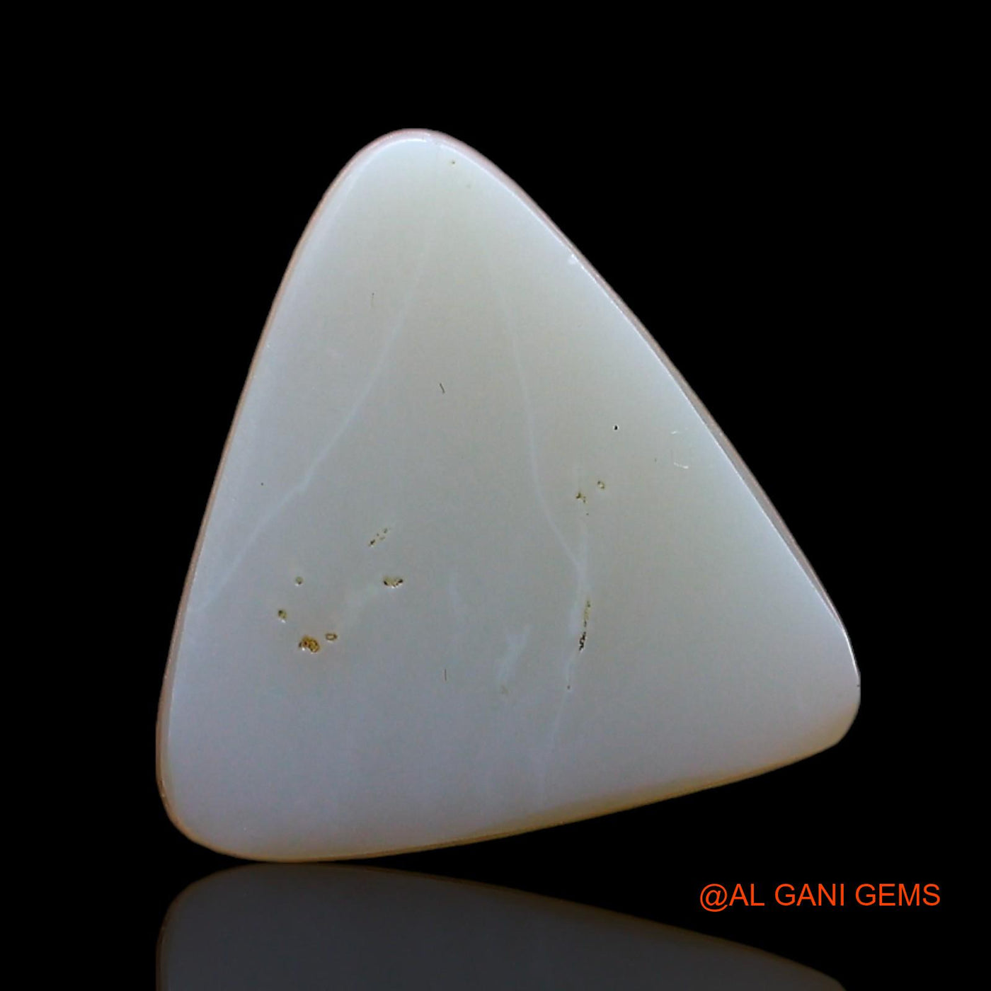 Natural Fire Opal Gemstone 2.00 Cts Loose Trillion Cabochon From Australia 12x10x3 mm AE-356