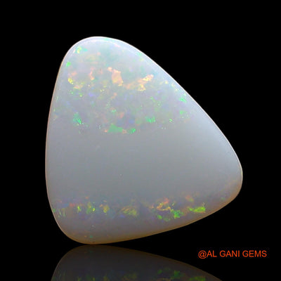 2.00 Cts Natural Australian Fire Opal Loose Gemstone Trillion Cabochon 12x10x3 mm AE-357