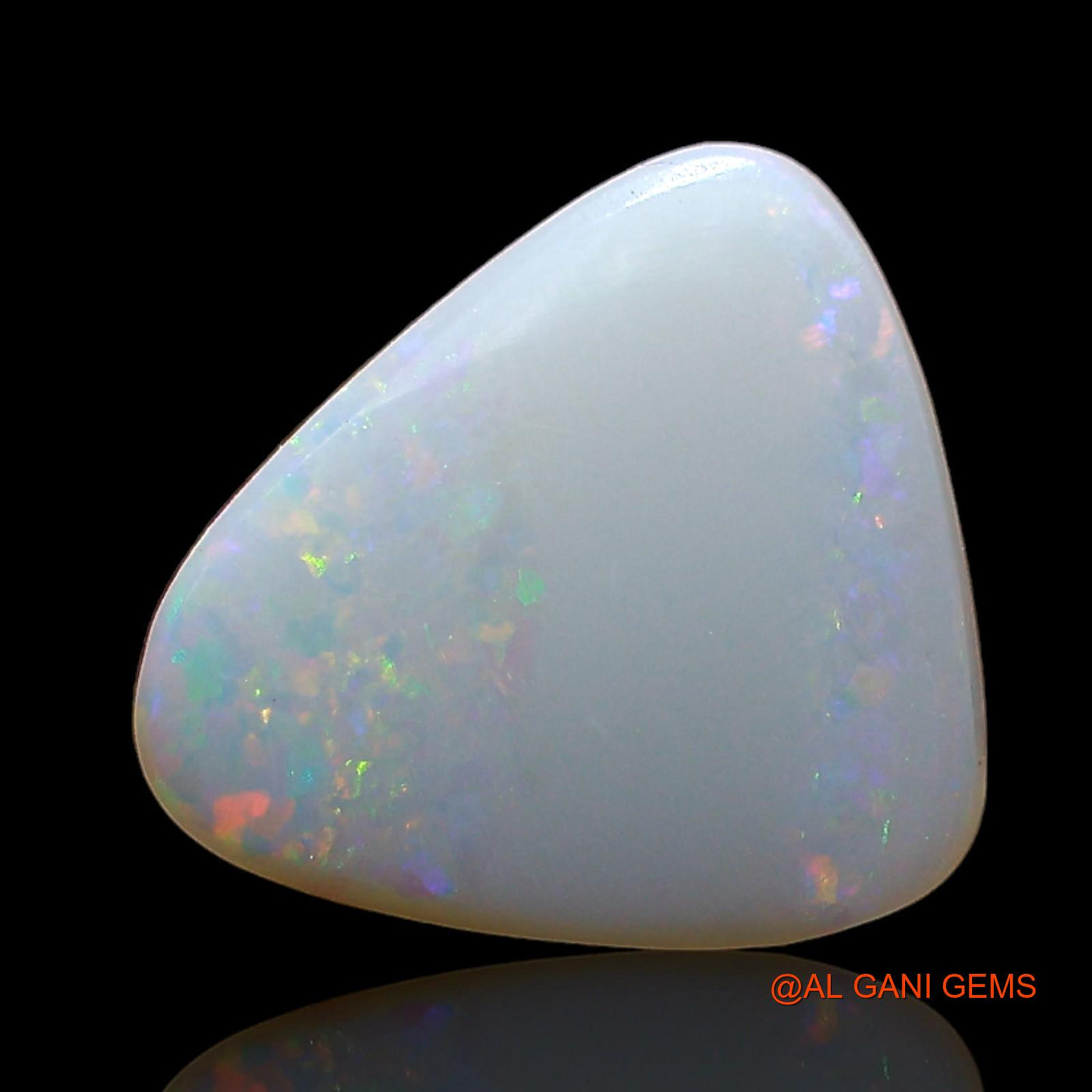 2.00 Cts Natural Australian Fire Opal Loose Gemstone Trillion Cabochon 12x10x3 mm AE-357