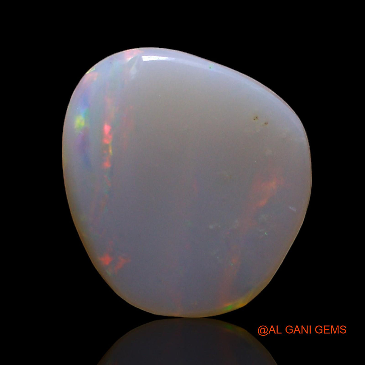 2.00 Cts Natural Australian Fire Opal Loose Gemstone Fancy Cabochon 12x10x2 mm AE-358