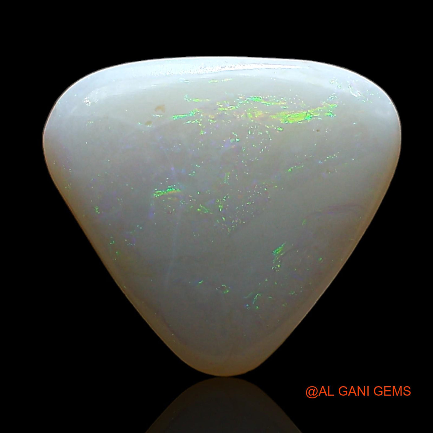 1.00 Cts Natural Australian Fire Opal Trillion Cabochon Loose Gemstone For Jewelry 12x10x2 mm AE-359