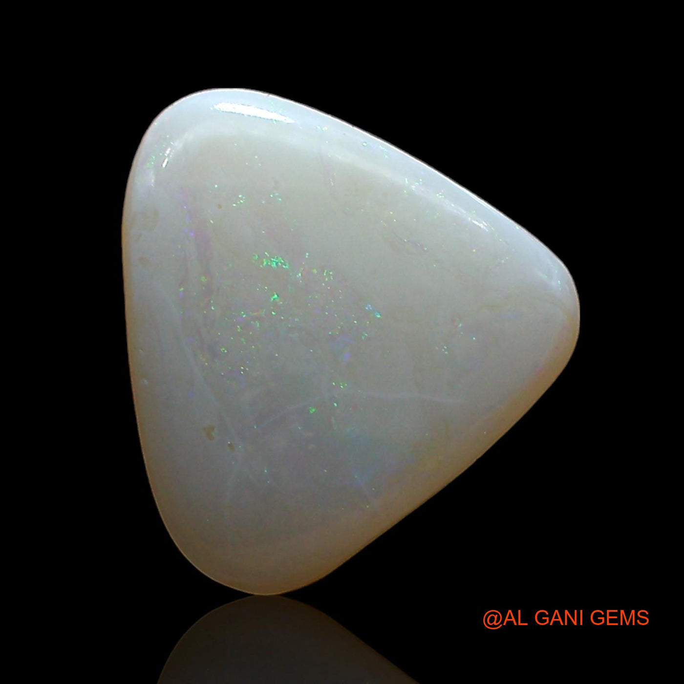 1.00 Cts Natural Australian Fire Opal Trillion Cabochon Loose Gemstone For Jewelry 12x10x2 mm AE-359