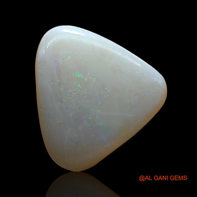 1.00 Cts Natural Australian Fire Opal Trillion Cabochon Loose Gemstone For Jewelry 12x10x2 mm AE-359