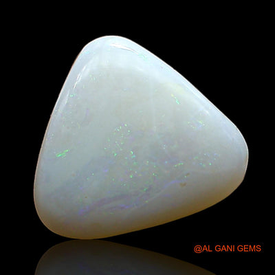 1.00 Cts Natural Australian Fire Opal Trillion Cabochon Loose Gemstone For Jewelry 12x10x2 mm AE-359