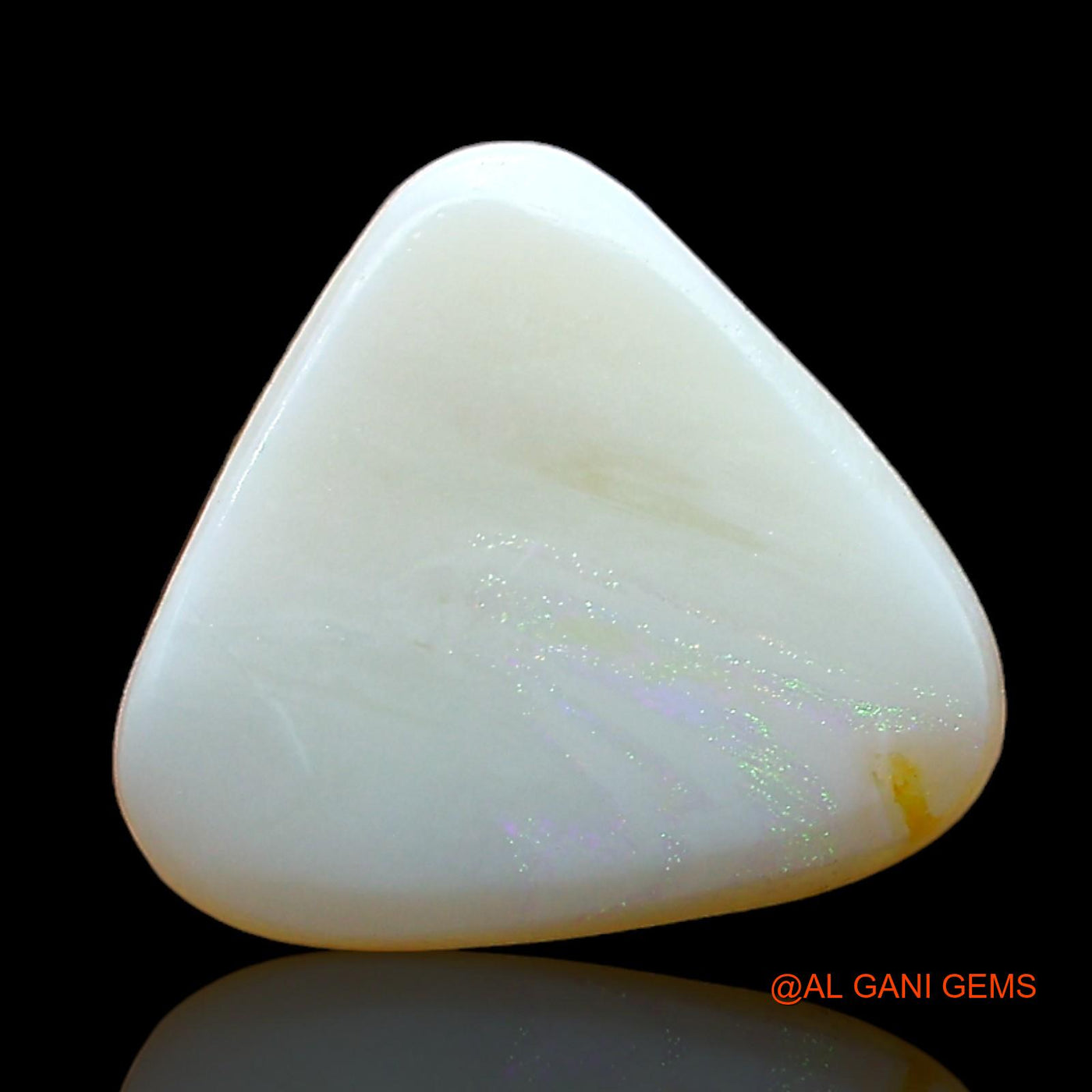1.00 Cts Natural Australian Fire Opal Trillion Cabochon Loose Gemstone For Jewelry 12x10x2 mm AE-359