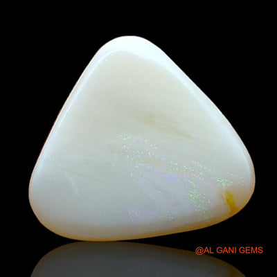 1.00 Cts Natural Australian Fire Opal Trillion Cabochon Loose Gemstone For Jewelry 12x10x2 mm AE-359