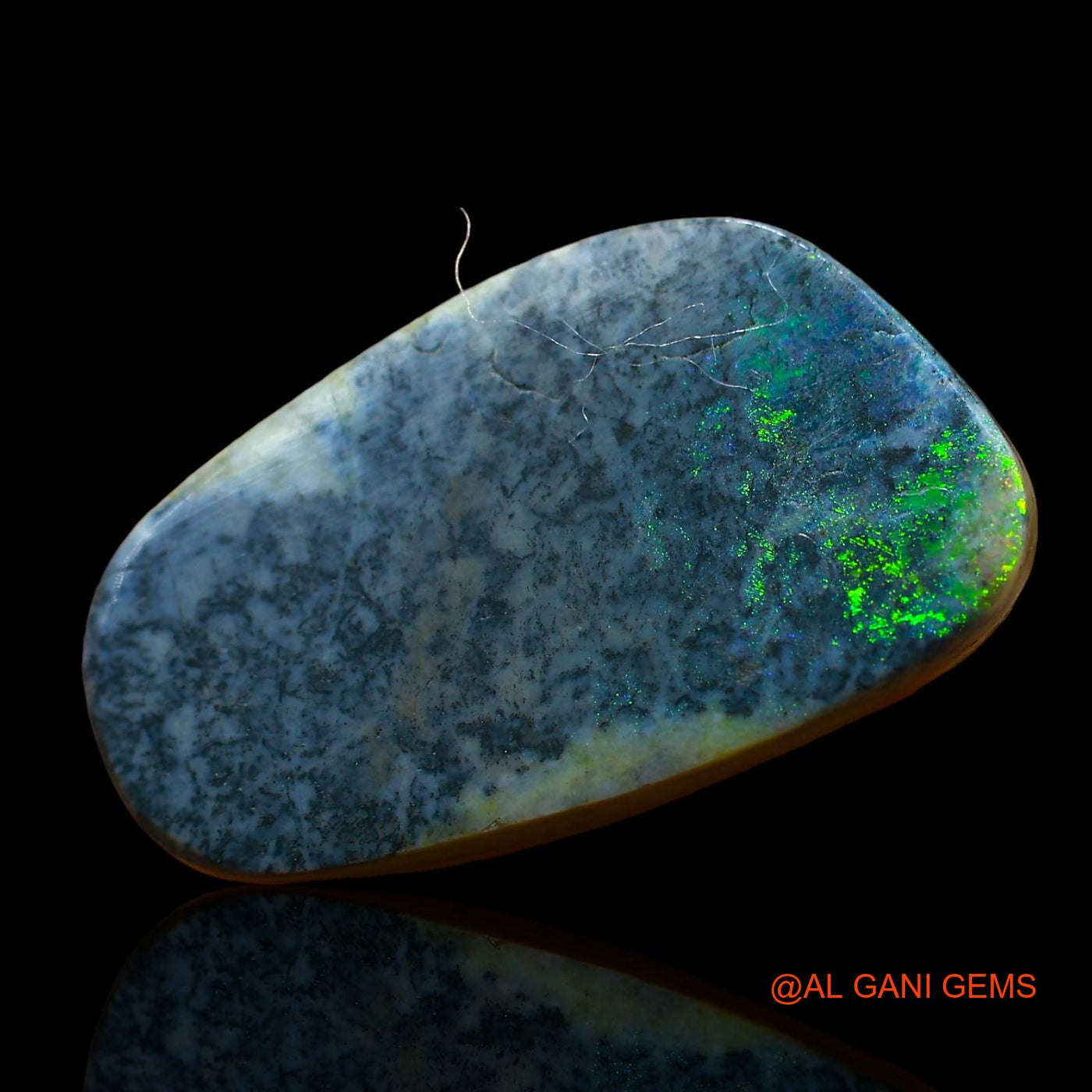 9.00 Cts Natural Australian Fire Opal Loose Gemstone Fancy Cabochon 20x11x5 mm AE-35