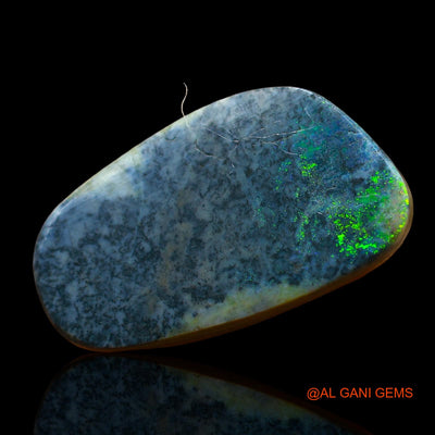 9.00 Cts Natural Australian Fire Opal Loose Gemstone Fancy Cabochon 20x11x5 mm AE-35