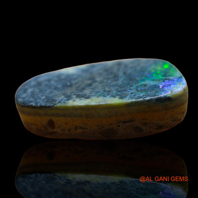 9.00 Cts Natural Australian Fire Opal Loose Gemstone Fancy Cabochon 20x11x5 mm AE-35