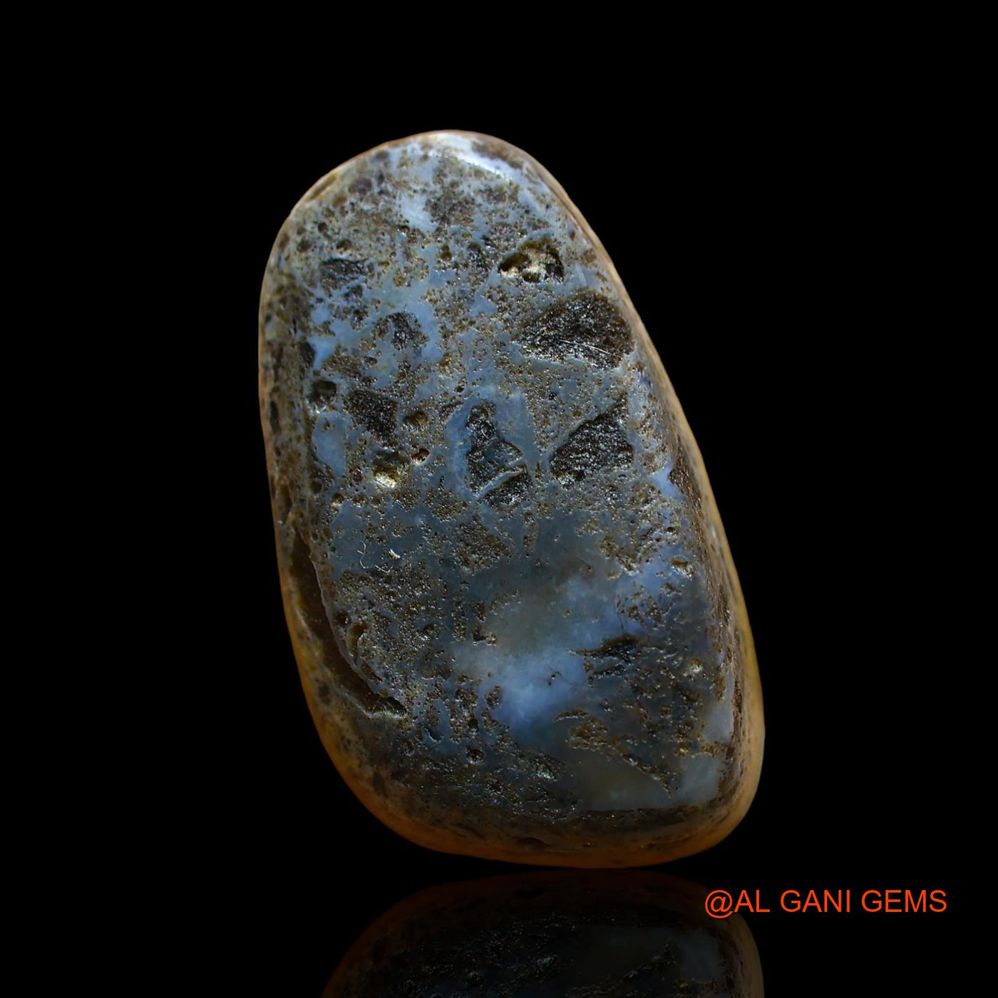 9.00 Cts Natural Australian Fire Opal Loose Gemstone Fancy Cabochon 20x11x5 mm AE-35