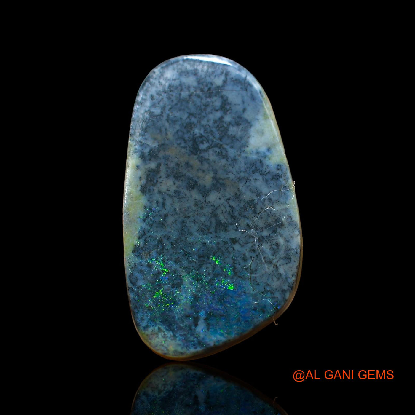 9.00 Cts Natural Australian Fire Opal Loose Gemstone Fancy Cabochon 20x11x5 mm AE-35