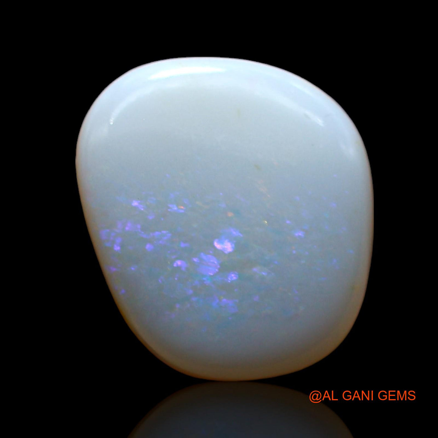Natural Untreated Fire Opal Loose Gemstone Fancy Cabochon From Australia 2.00 Cts 11x10x3 mm AE-360