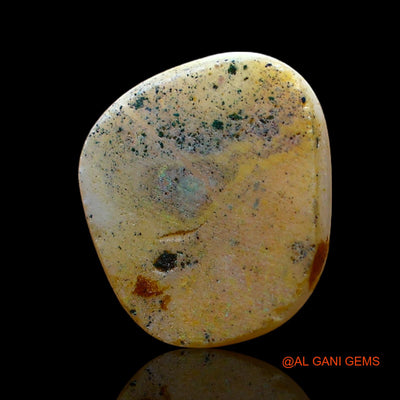 Natural Untreated Fire Opal Loose Gemstone Fancy Cabochon From Australia 2.00 Cts 11x10x3 mm AE-360