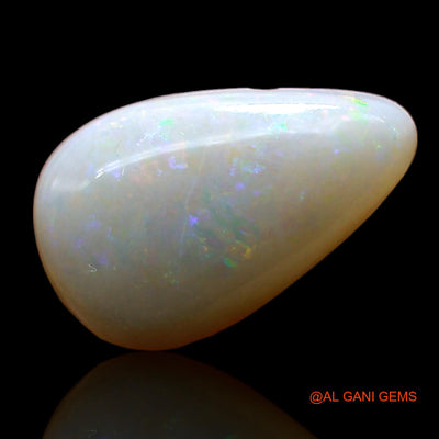2.00 Cts Unheated Australian Fire Opal Loose Gemstone Pear Cabochon Natural 13x8x3 mm AE-361