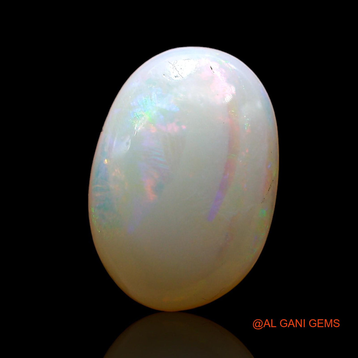 2.00 Cts Natural Australian Fire Opal Loose Gemstone Oval Cabochon 12x9x3 mm AE-362