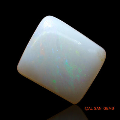 Natural Untreated Fire Opal Loose Gemstone Square Cabochon From Australia 3.00 Cts 10x9x4 mm AE-363