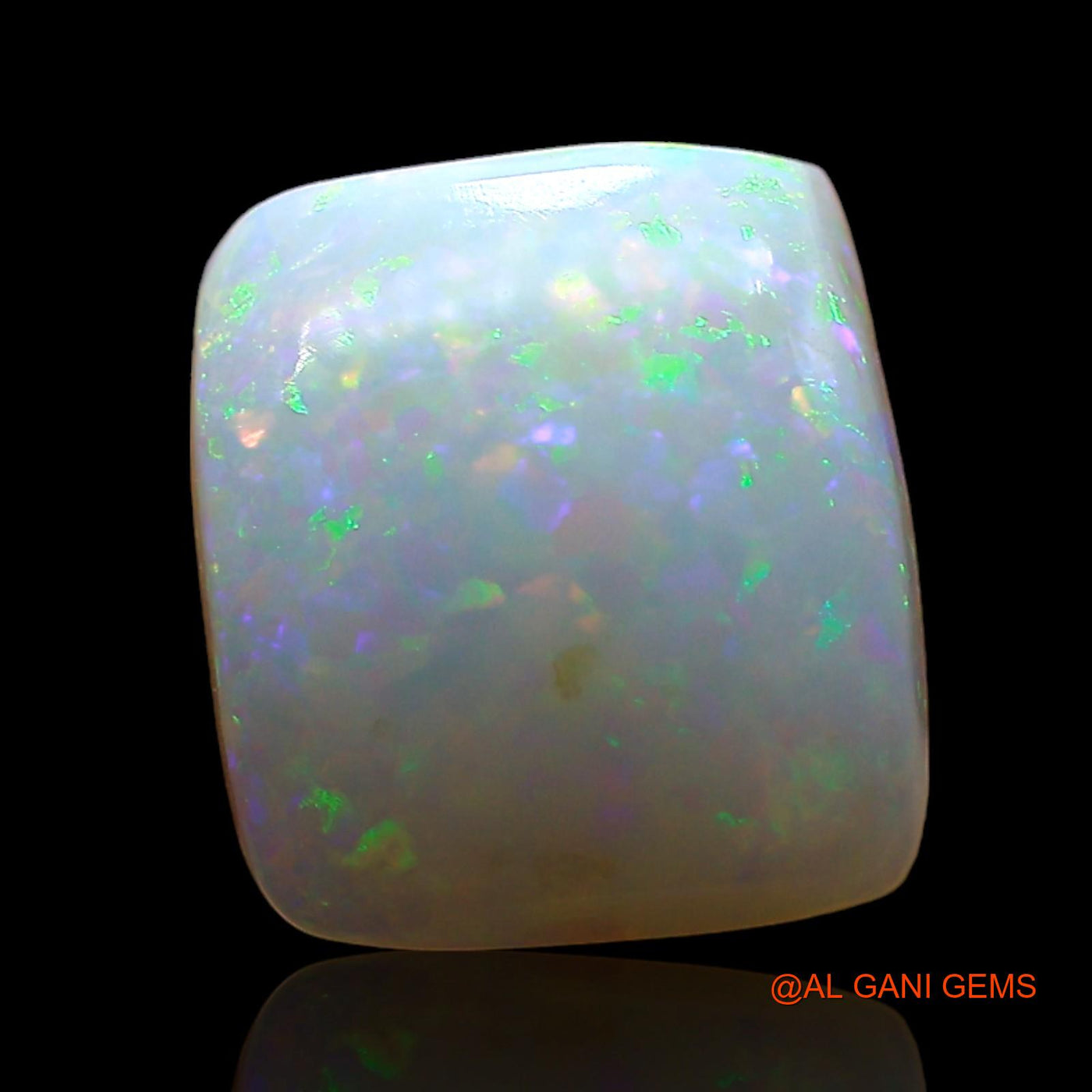 2.00 Cts Natural Australian Fire Opal Square Cabochon Loose Gemstone For Jewelry 10x9x3 mm AE-365