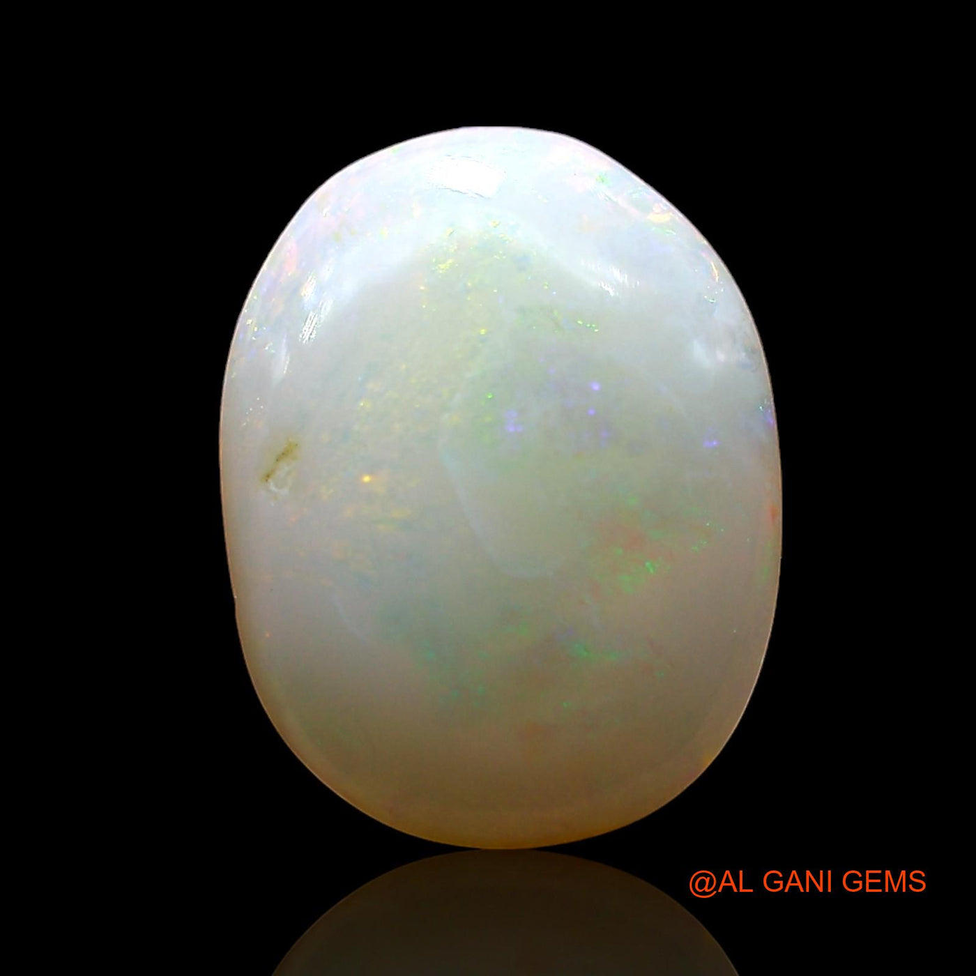 2.00 Cts Natural Australian Fire Opal Oval Cabochon Loose Gemstone For Jewelry 12x9x3 mm AE-366